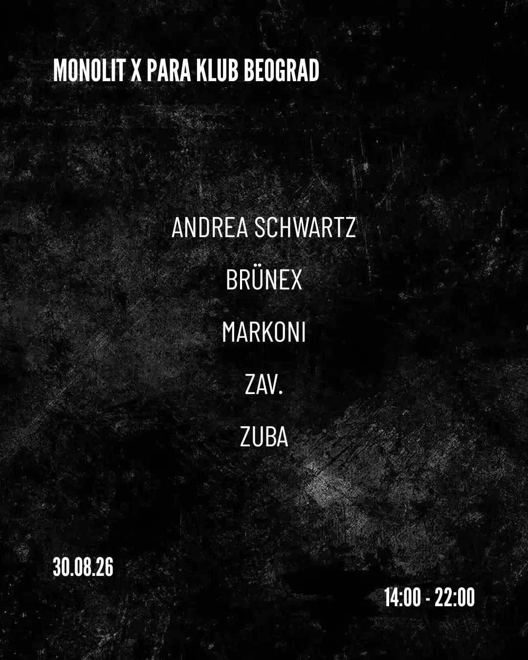 MONOLIT X Para Klub Beograd